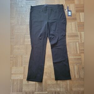 NWT NYDJ Marilyn Black Straight-Leg Pants